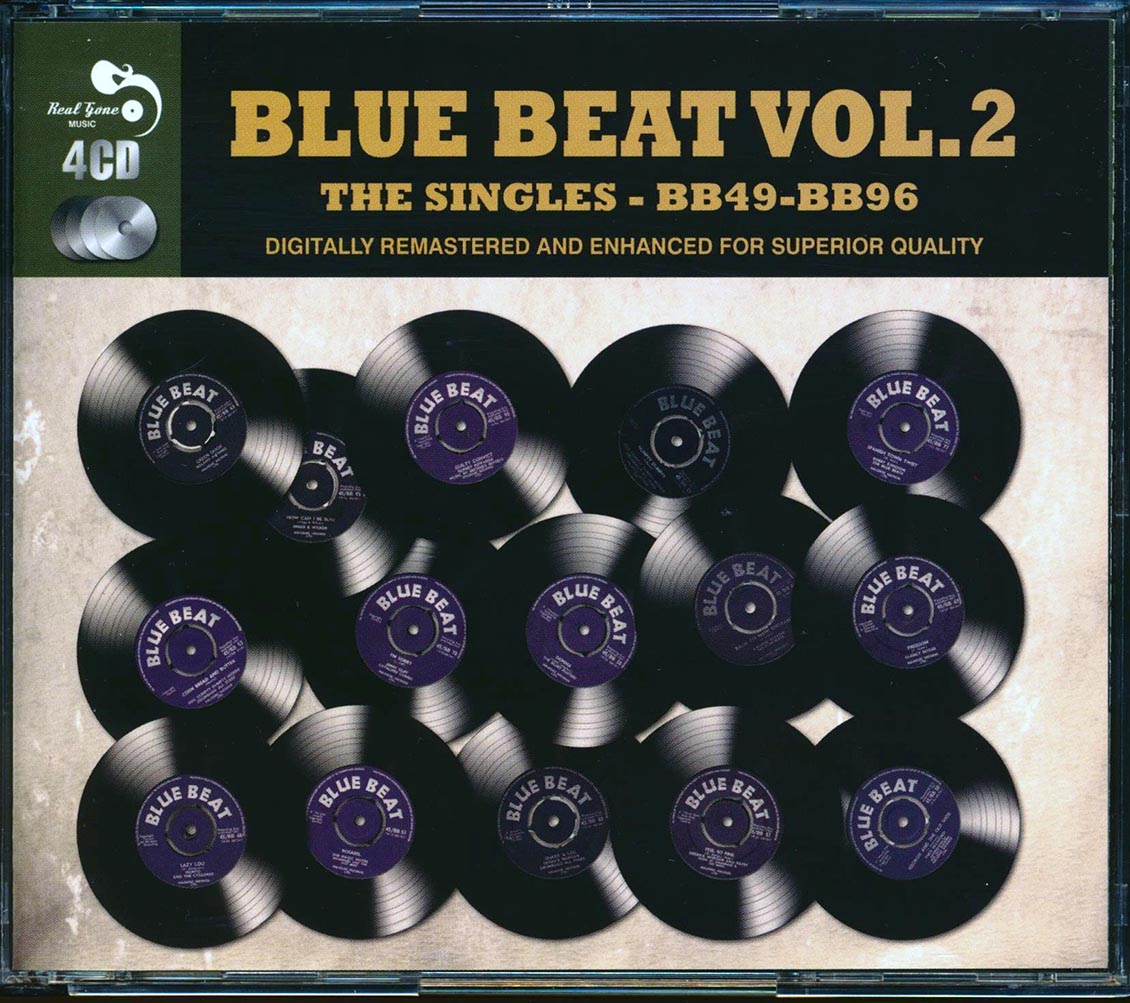 Roland Alphonso, Drumbago All Stars, Theo Beckford, Derrick Morgan, Etc. - Blue Beat Volume 2: The Singles BB49-BB96 (96 tracks) (4xCD) Music CD