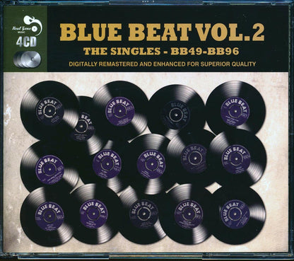 Roland Alphonso, Drumbago All Stars, Theo Beckford, Derrick Morgan, Etc. - Blue Beat Volume 2: The Singles BB49-BB96 (96 tracks) (4xCD) Music CD