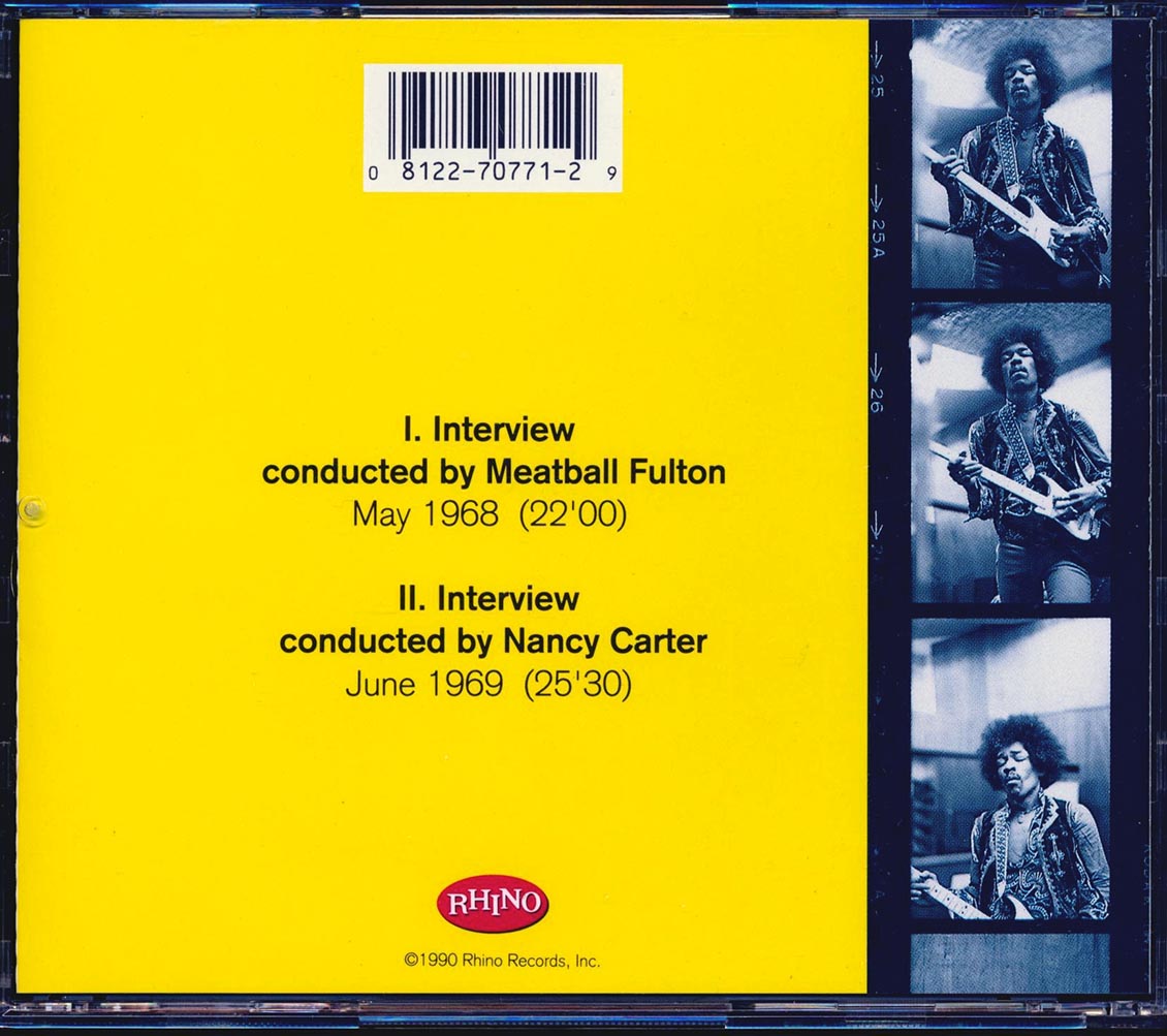 Jimi Hendrix - Hendrix Speaks: The Jimi Hendrix Interviews Music CD