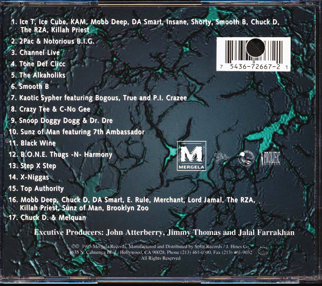 Dr. Dre, Snoop Dog, 2Pac, The Notorious BIG, Ice T, Ice Cube, Etc. - One Million Strong: The Album (marked/ltd stock) Music CD