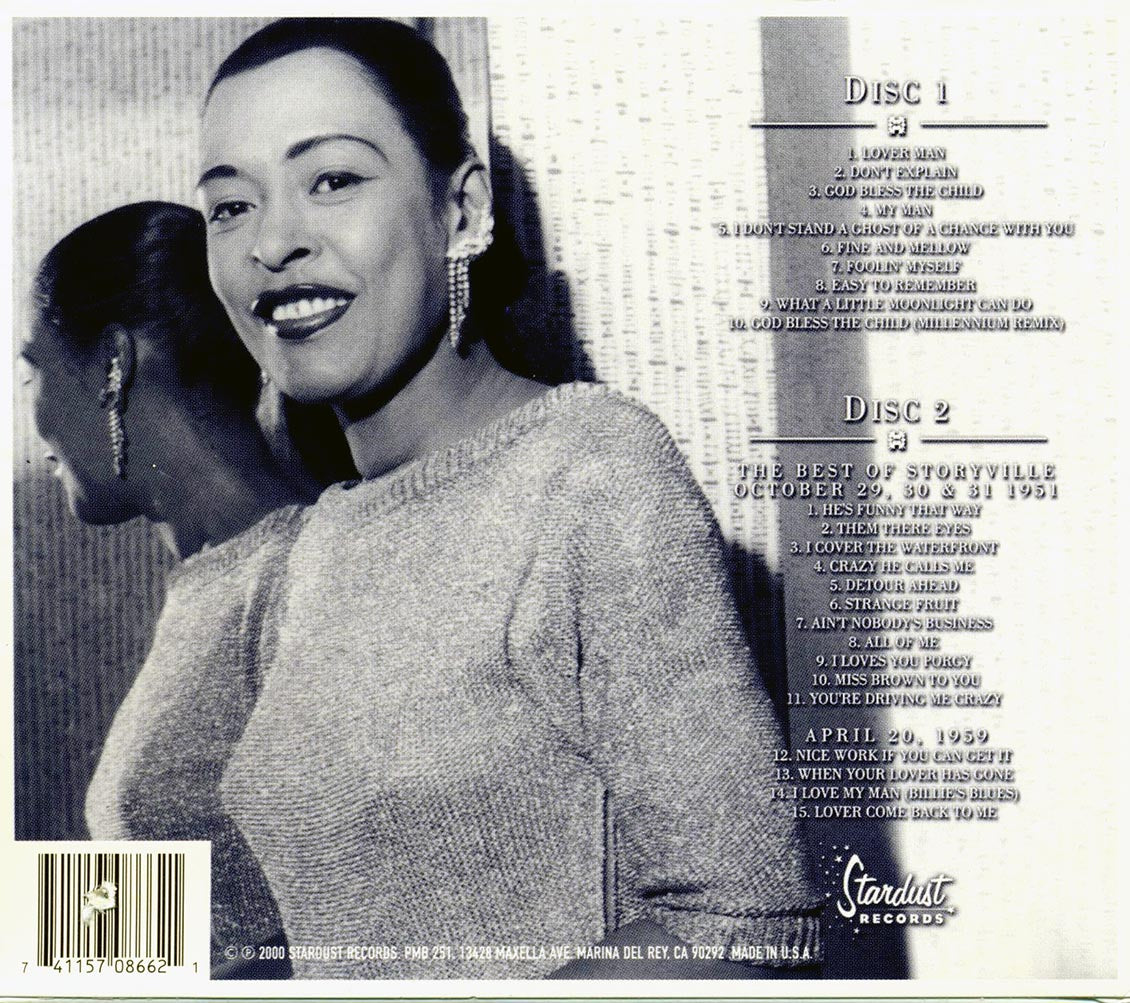 Billie Holiday - Anthology 1944-1959 (25 tracks) (ltd. ed.) (2xCD) (marked/ltd stock) (remastered) Music CD