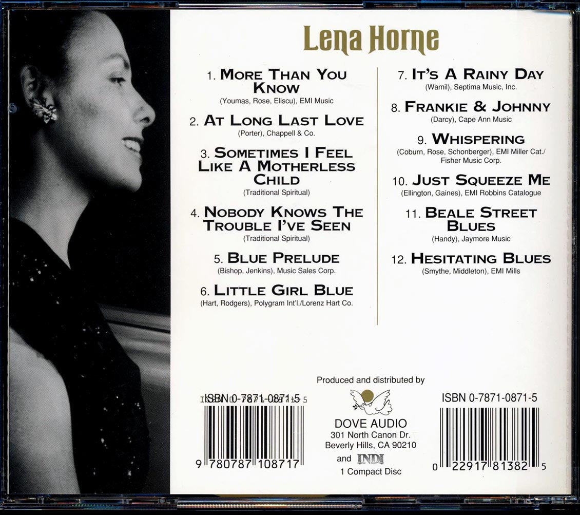 Lena Horne - Whispering (ltd. ed.) Music CD