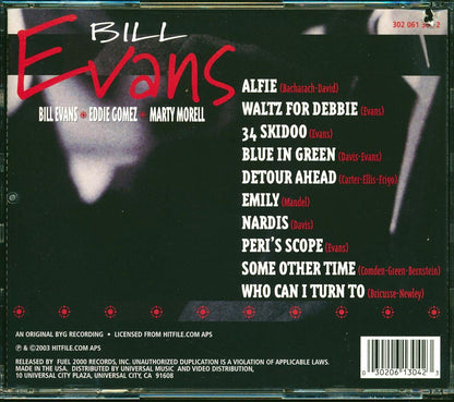Bill Evans - Portraiture (marked/ltd stock) Music CD