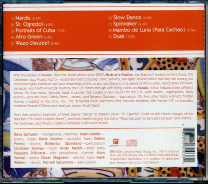 Caribbean Jazz Project, Dave Samuels - Mosiac (marked/ltd stock) Music CD