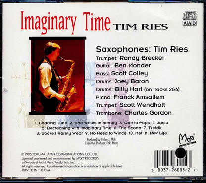 Tim Ries - Imaginary Time (marked/ltd stock) Music CD