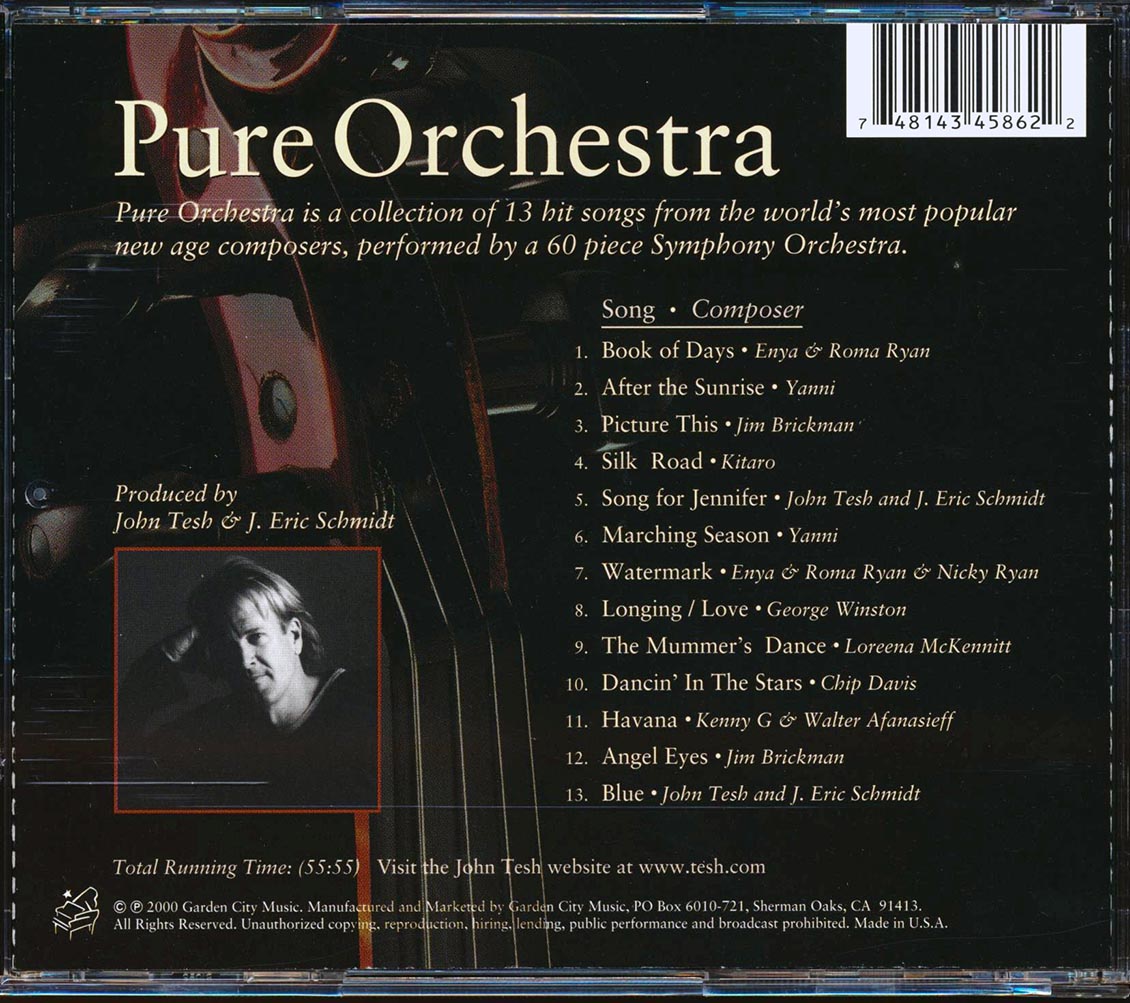 The John Tesh Project - Pure Orchestra: The New Age Maestro's Music CD