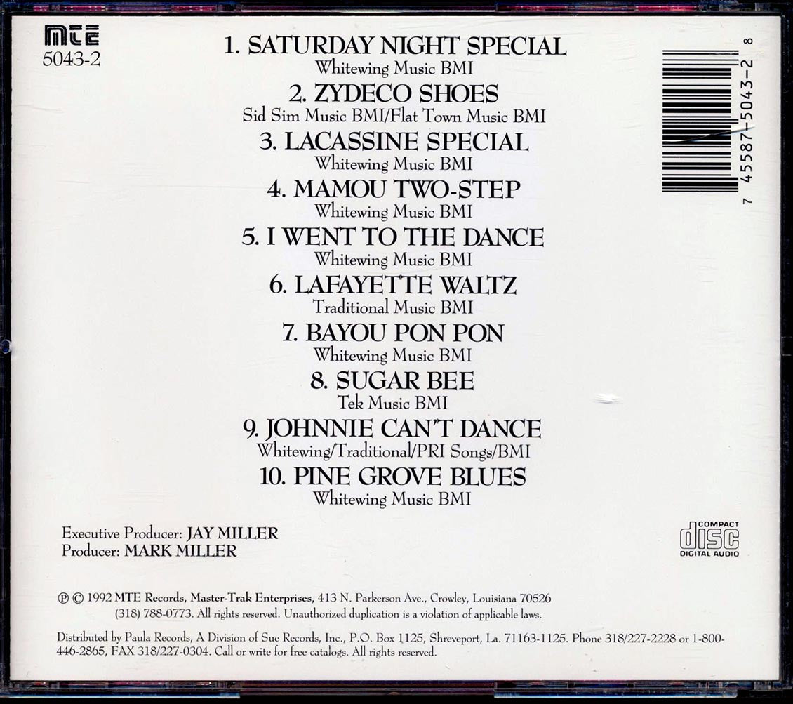 Wayne Toups & Zydecajun - Down Home Live! Music CD