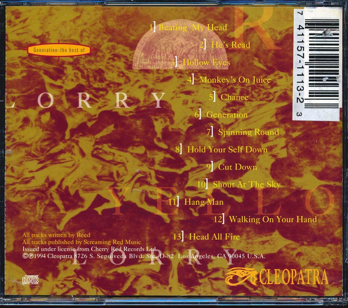 Red Lorry Yellow Lorry Generation The Best Of marked/ltd stock Music CD