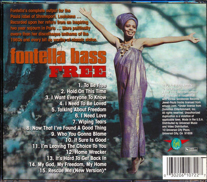 Fontella Bass - Free (marked/ltd stock) Music CD