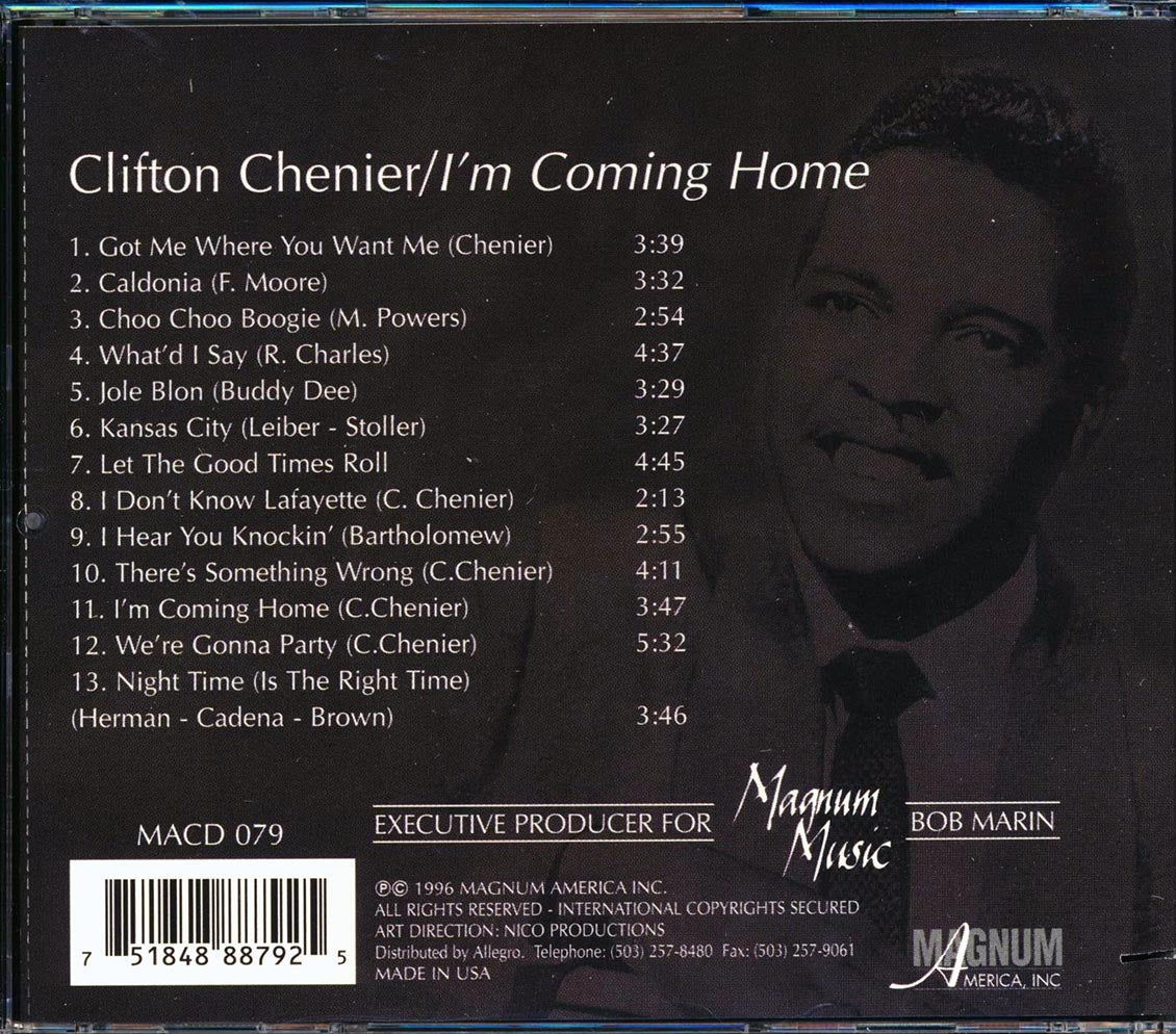 Clifton Chenier - I'm Coming Home (marked/ltd stock) Music CD