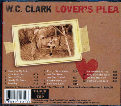 WC Clark - Lover's Plea (marked/ltd stock) Music CD