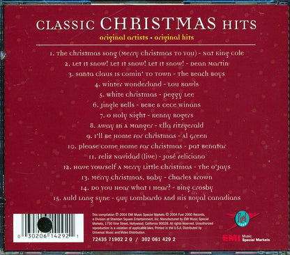 Nat King Cole, The Beach Boys, Dean Martin, Bing Crosby, Lou Rawls, Etc. - Classic Christmas Hits (marked/ltd stock) Music CD