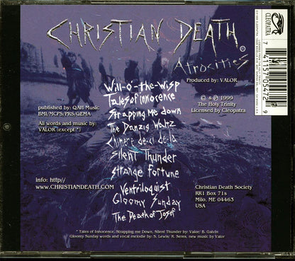 Christian Death - Atrocities (marked/ltd stock) Music CD