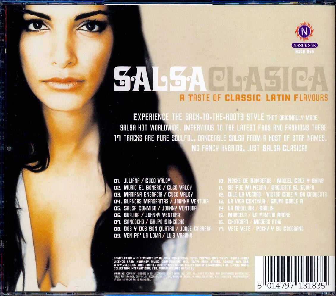 Cuco Valoy, Johnny Ventura, Luis Varona, Etc. - Salsa Clasica: A Taste Of Classic Latin Flavours Music CD