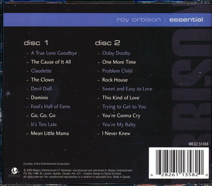 Roy Orbison - Essential (20 tracks) (2xCD) Music CD