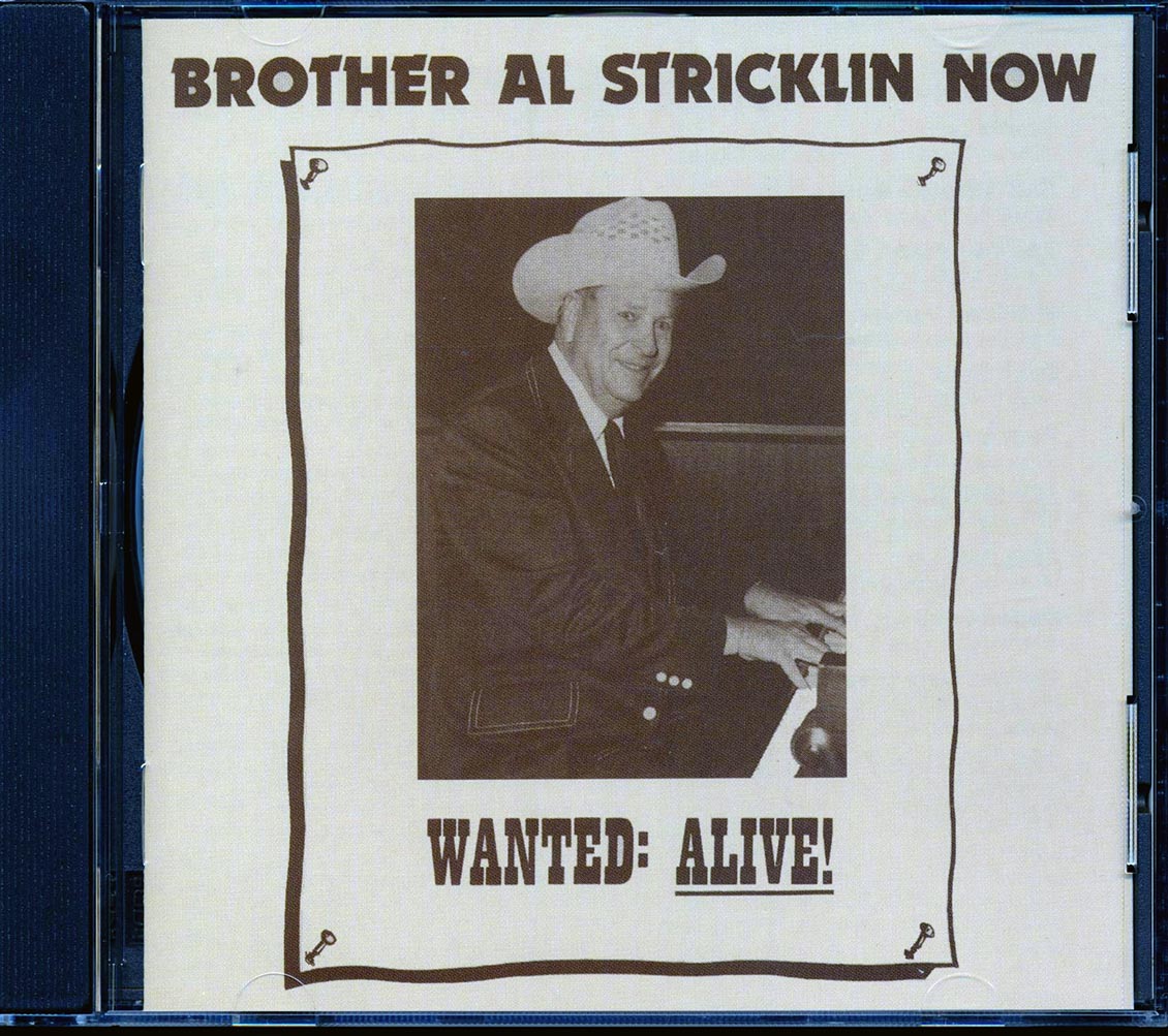 Al Stricklin - Brother Al Stricklin - Now: Wanted Alive Music CD