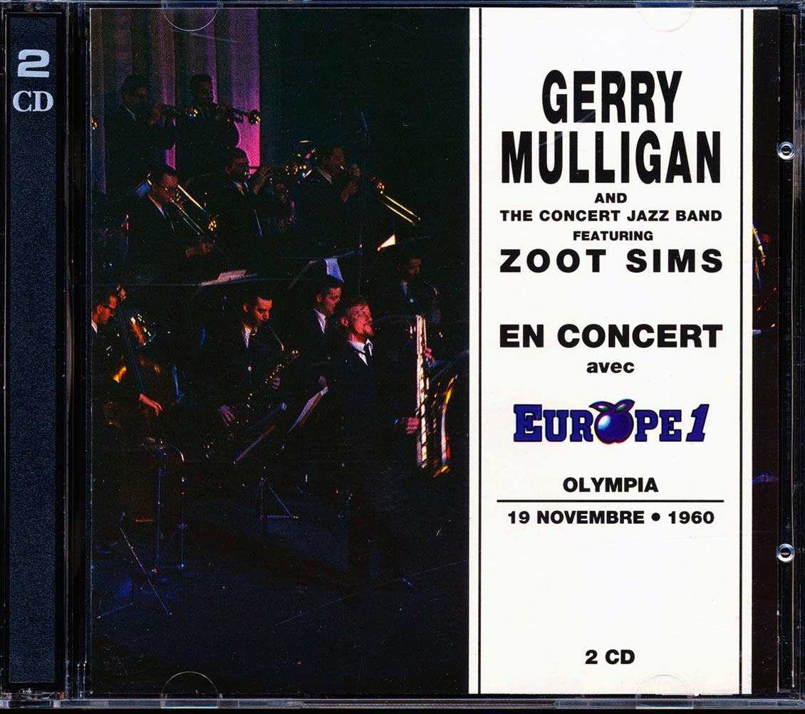 Gerry Mulligan & The Concert Jazz Band Featuring Zoot Sims - En Concert Avec Europe1: Olympia 19 Novembre 1960 (2xCD) Music CD