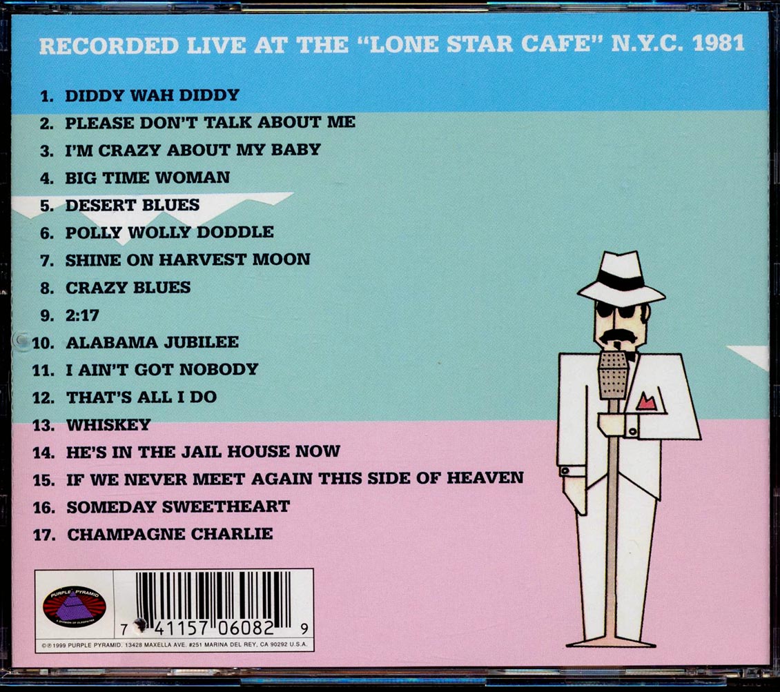 Leon Redbone - Live & Kickin': Live At The Lone Star Cafe, NYC (marked/ltd stock) Music CD