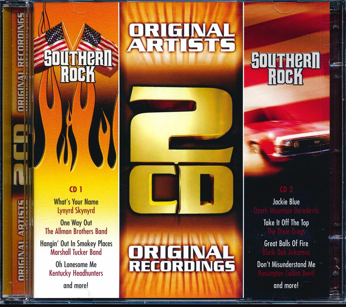 Lynyrd Skynyrd The Allman Brothers Joe Ely The Dixie Dregs Sea Level Etc Southern Rock 20 tracks 2xCD Music CD