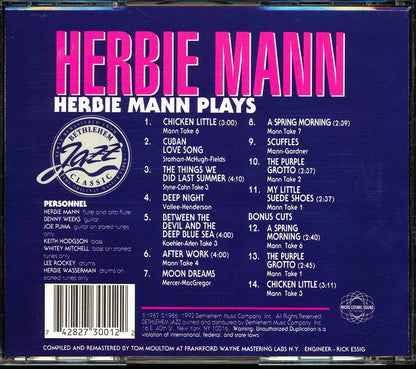 Herbie Mann - Herbie Mann Plays Music CD