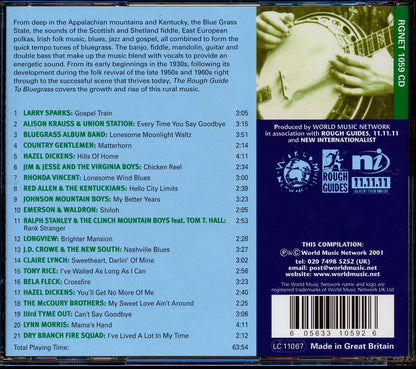 Larry Sparks, Alison Krauss, JD Crowe, Bela Fleck, Etc. - The Rough Guide To Bluegrass: Lightning String Music From The Appalachians (21 tracks) Music CD