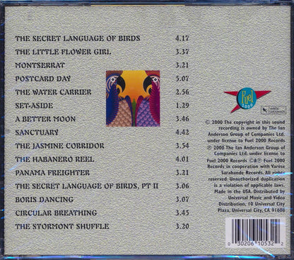 Ian Anderson (Jethro Tull) - The Secret Language Of Birds Music CD