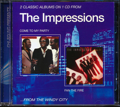 The Impressions - Come To My Party + Fan The Fire (2 albums on 1 CD) Music CD