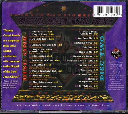 Might Clouds Of Joy, The Christianaires, Salt Of The Earth, Etc. - Essential Sunday Gospel Brunch (24 tracks) (2xCD) Music CD