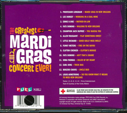 Fats Domino, Professor Longhair, Little Richard, Funky Meters, Etc. - The Greatest Mardi Gras Concert Ever! (marked/ltd stock) Music CD