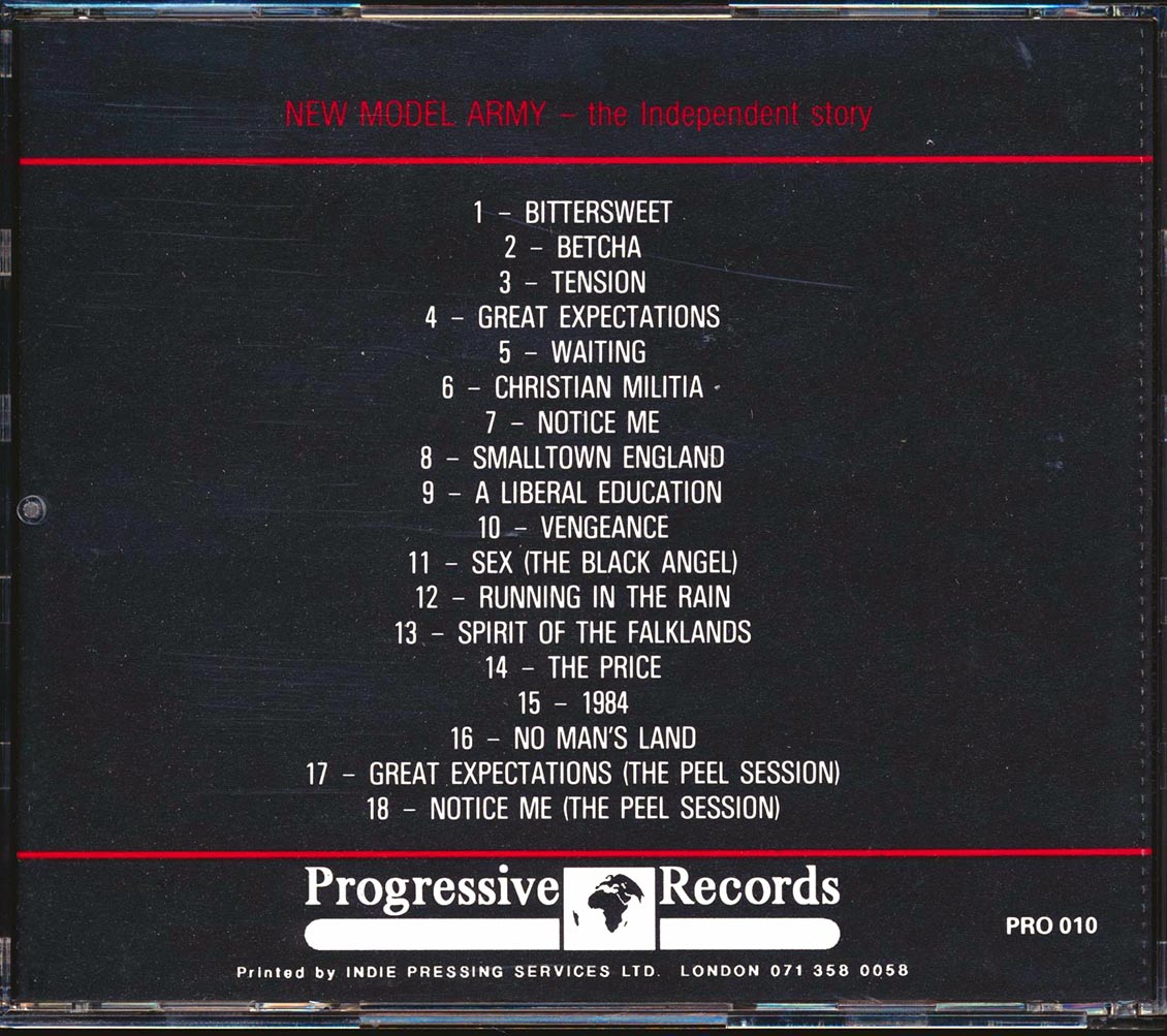 New Model Army - Vengeance: The Independent Story (incl. large booklet) Music CD