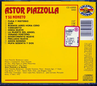 Astor Piazzolla Y Su Noneto - Astor Piazzolla Y Su Noneto Music CD