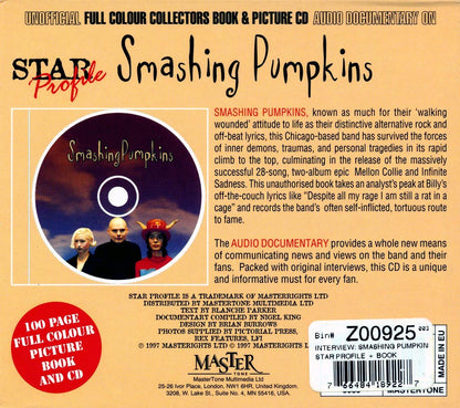 Smashing Pumpkins Star Profile Full Colour Collectors Book & Picture CD Audio Documentary incl large booklet Music CD