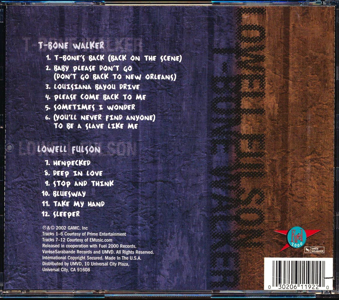 T-Bone Walker, Lowell Fulson - Blue On Blues (marked/ltd stock) Music CD