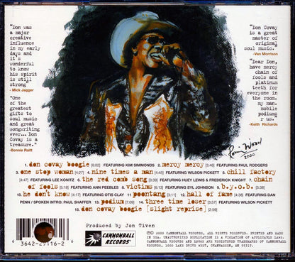 Don Covay & Friends - Adlib (marked/ltd stock) Music CD