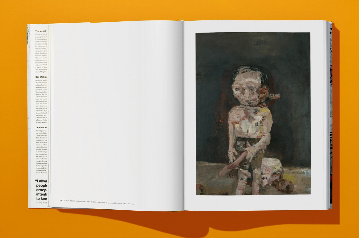 Georg Baselitz (German, French, English) Book