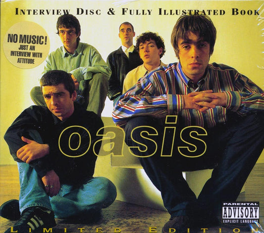 Oasis Fully Illustrated Book And Interview Disc Music CD