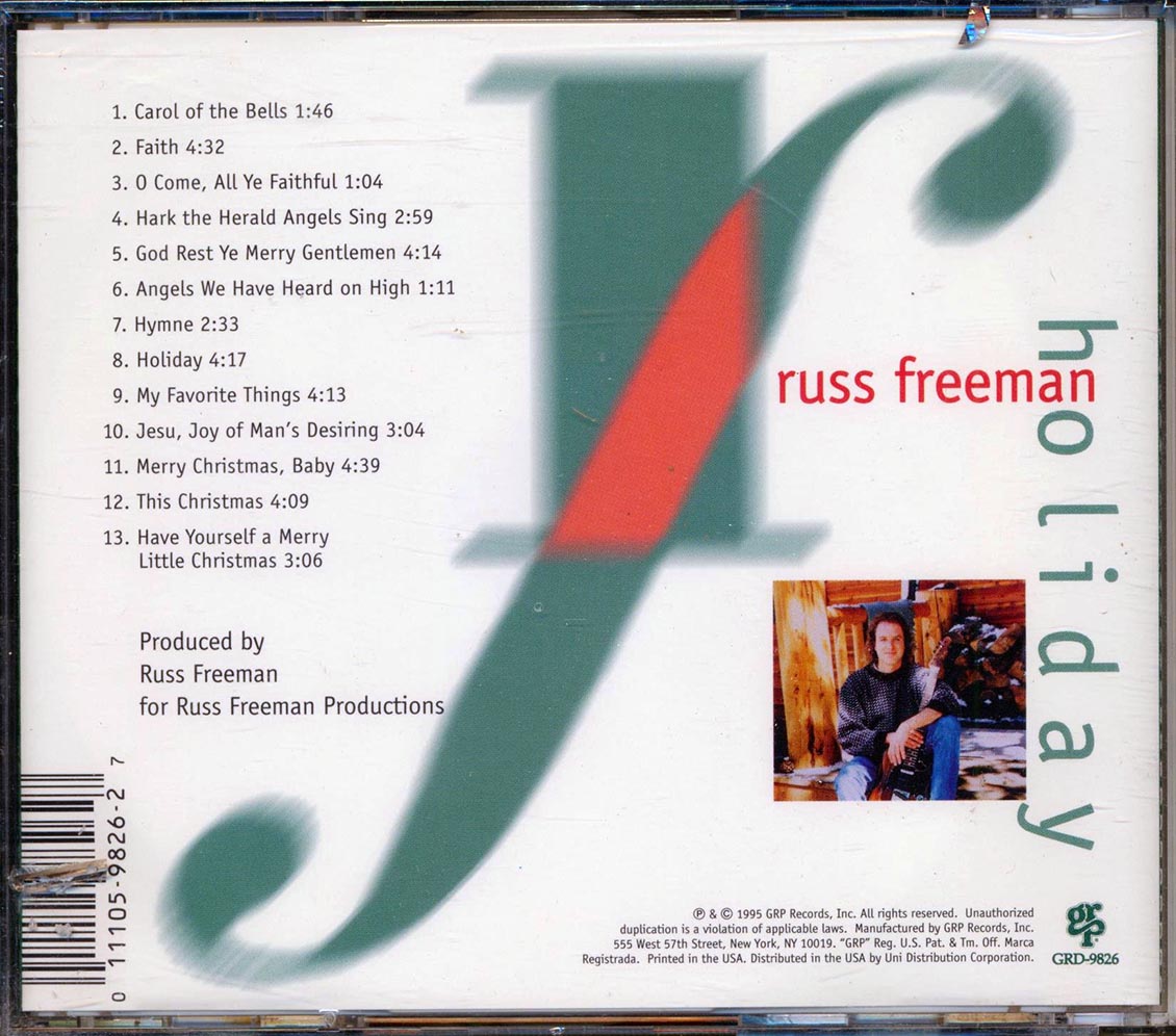 Russ Freeman - Holiday (marked/ltd stock) Music CD