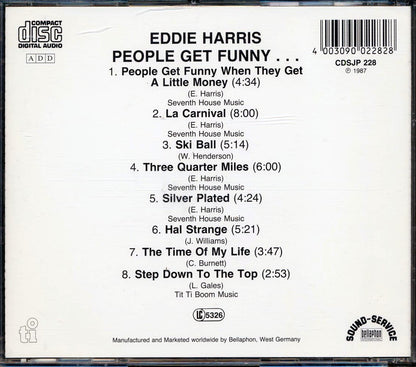 Eddie Harris - People Get Funny Music CD