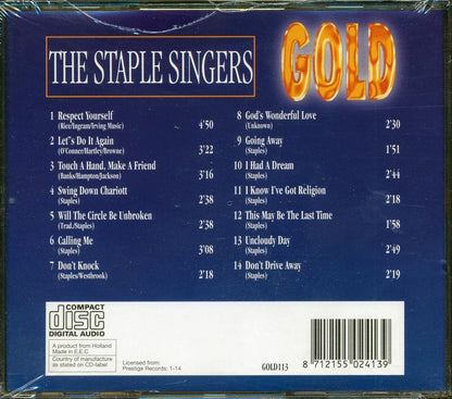 The Staple Singers Gold Music CD