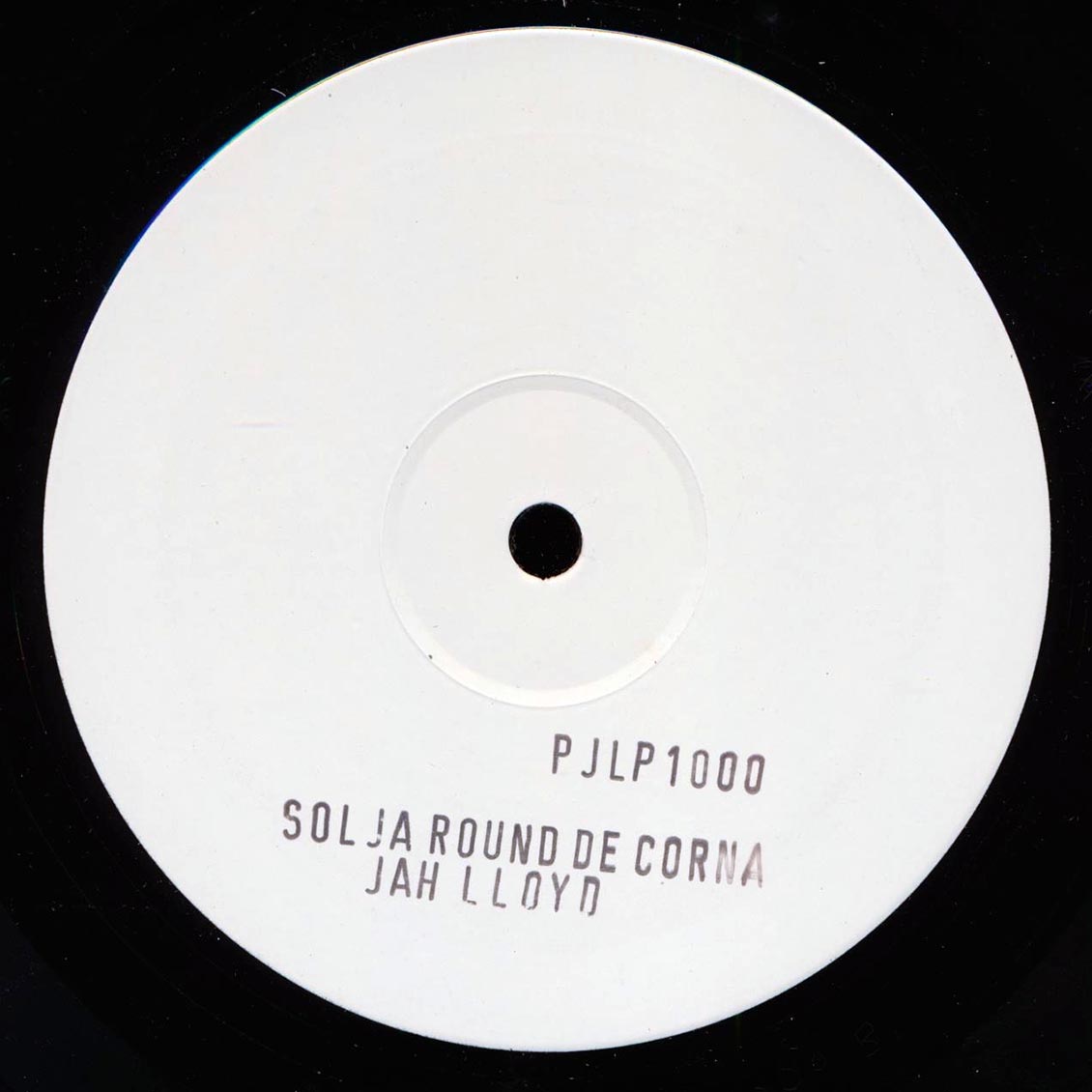 Jah Lloyd - Soldier Round The Corner (Plain Jacket) (UK press) (ltd. ed.) Vinyl Record