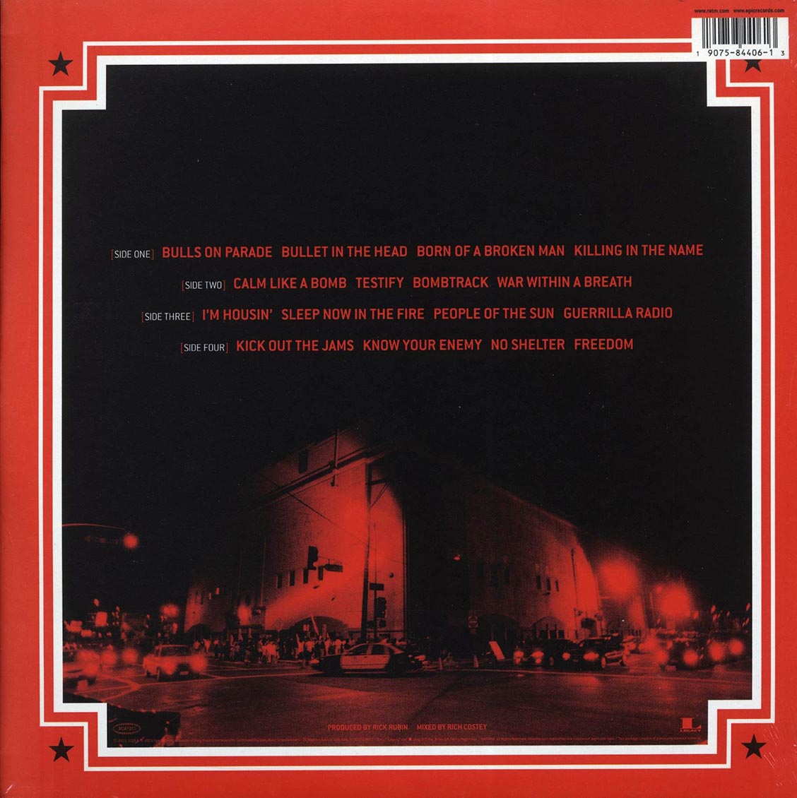 Rage Against The Machine - Live At The Grand Olympic Auditorium (2xLP) (incl. mp3) (180g) Vinyl Record