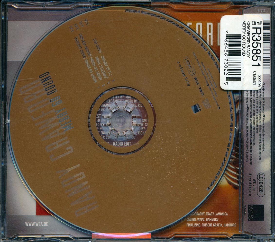 Randy Crawford - Merry Go Round (Maxi Single, 4 Tracks) Music CD
