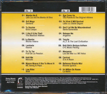 Santana, Tito Puente, War, Los Del Mar, Richie Valens, Latin Lou, Etc. - Latin Gold (20 tracks) (2xCD) Music CD