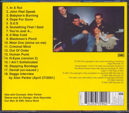 The Ruts - Bustin' Out: The Essential Ruts Collection Music CD
