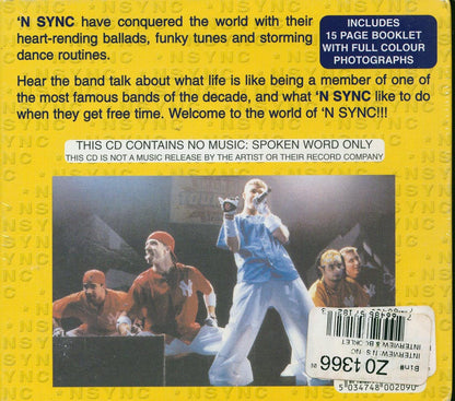 Nsync The Interview CD deluxe 3 fold digipak Music CD