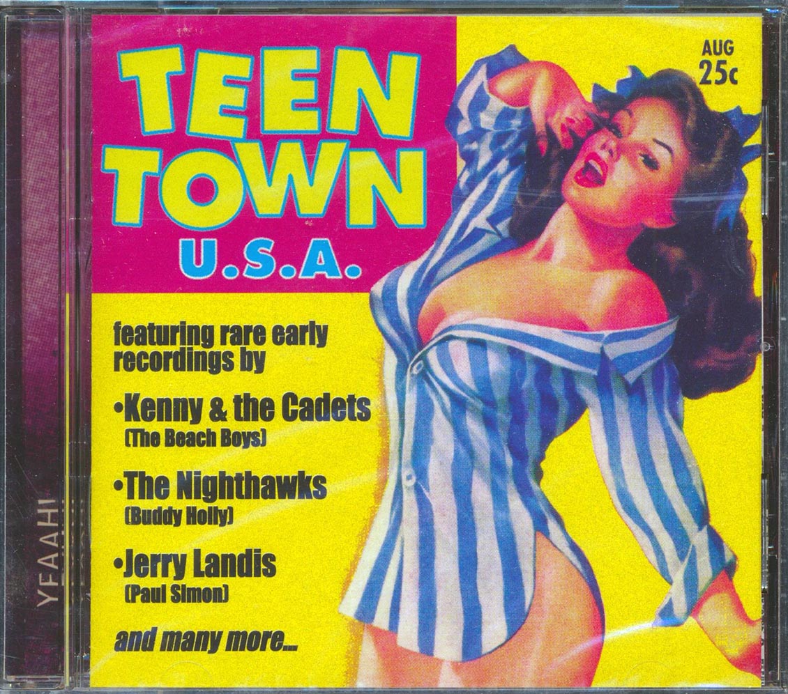 Buddy Holly, Kenny & The Cadets, Paul Simon, Nighthawks, Etc. - Teen Town USA: Rare American Recordings From The 50s And Early 60s Music CD