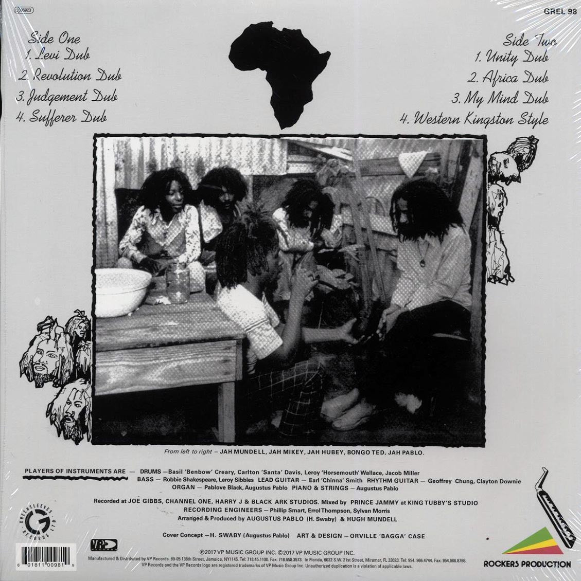 Augustus Pablo - Africa Must Be Free By 1983 Dub Vinyl Record