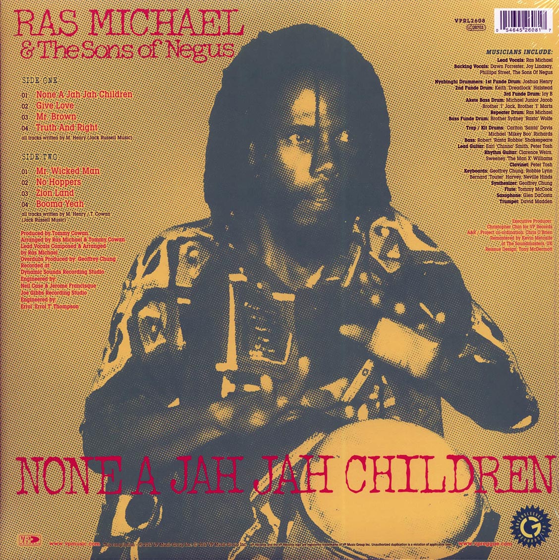 Ras Michael & The Sons Of Negus - None A Jah Jah Children Vinyl Record