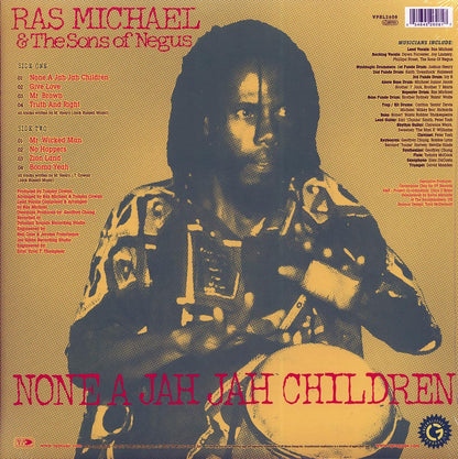 Ras Michael & The Sons Of Negus - None A Jah Jah Children Vinyl Record
