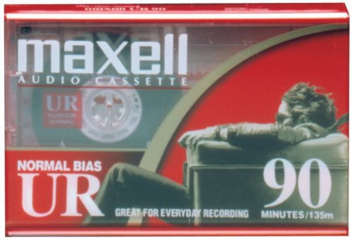 Maxell 108510 UR-90 Audio Cassette 90 Minutes Single - Audio Cassette